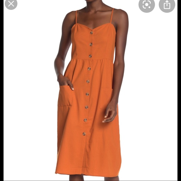 Cotton On Front Pocket Midi Dress - Picture 3 of 9